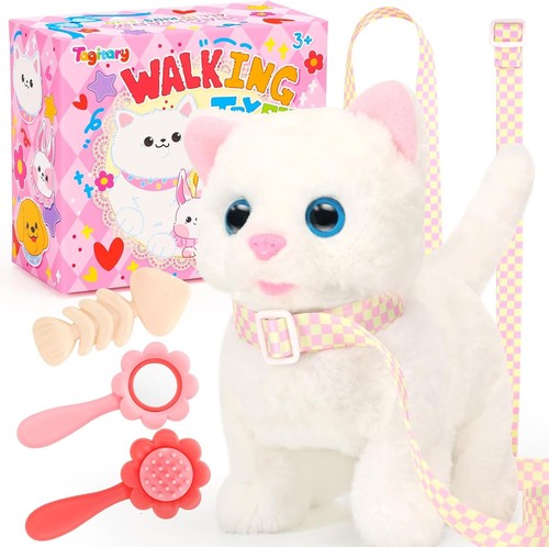 Soft plush electronic cat toy - soft,