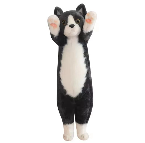 Black long kitten cat plush - kitten,