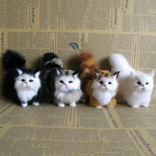 Cute realistic cat - cat, toy