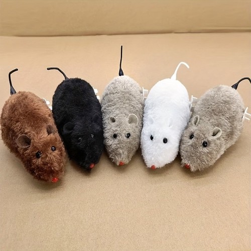 5pcs wind plush mouse toy - 1/5pcs,
