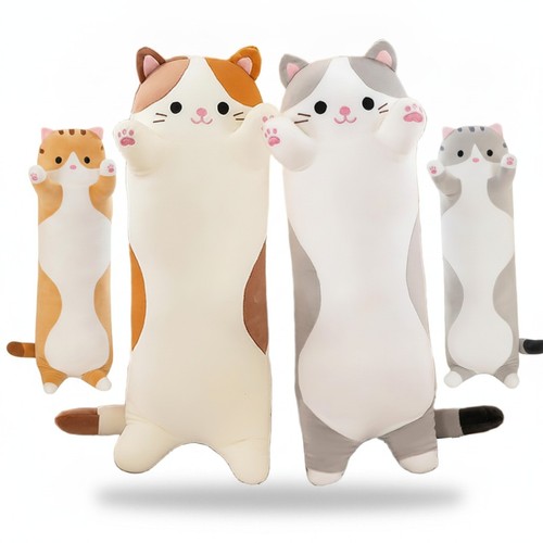 Long cat plush - plush, huggable
