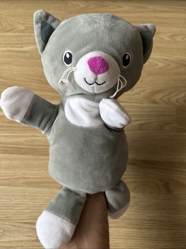 Grey cat hand - cat, puppet