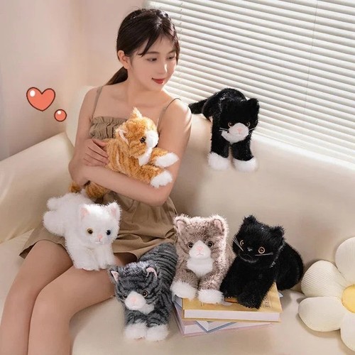Realistic kitten plush - realistic,