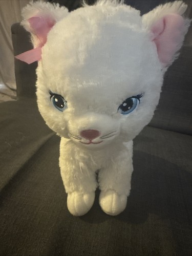 Lovely white cat - soft, toy