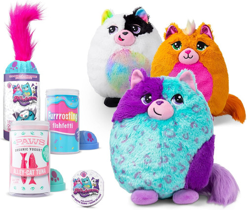 Surprise cat plush - surprise, soft