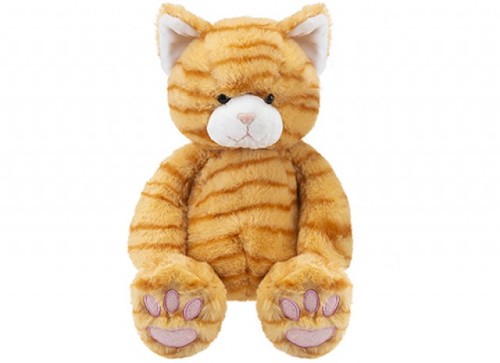Plush tabby cat stuffed animal - plush,