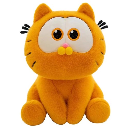 Stuffed cat plushie garfield - stuffed,