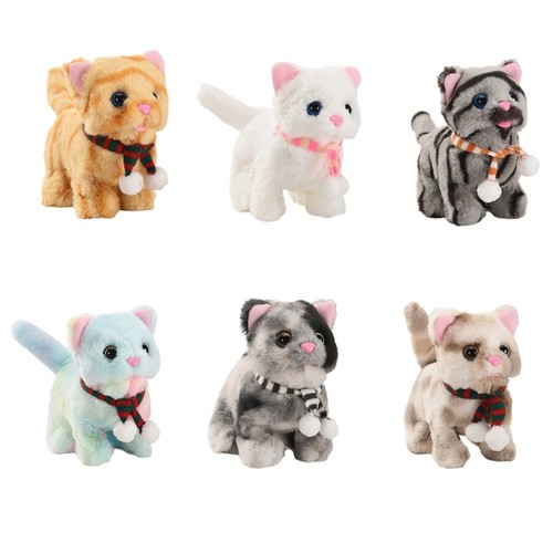 Musical electric plush cat toy - plush,