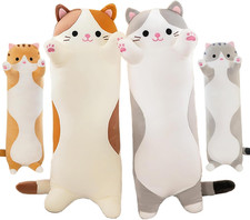 Long Cat Plush Pillow, Cute