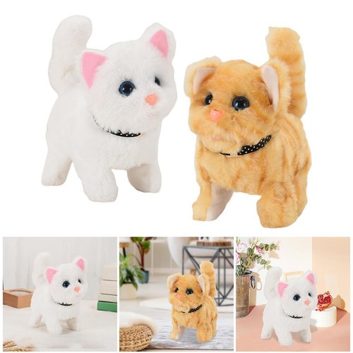 Electronic pet cat interactive - electronic,