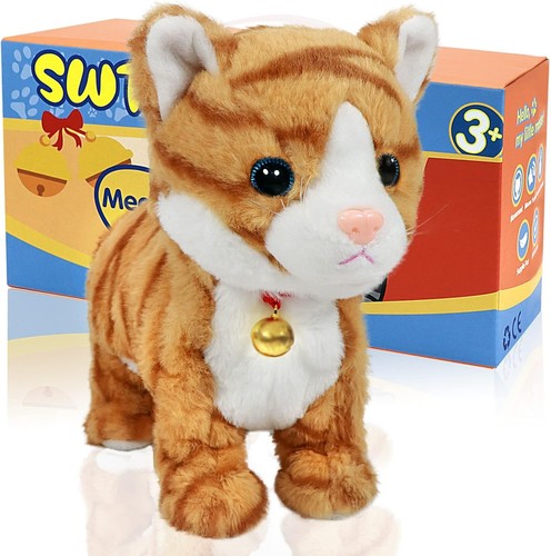 Interactive plush cat - plush, toys
