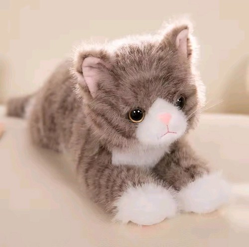 Cute realistic kitten plush - cute,