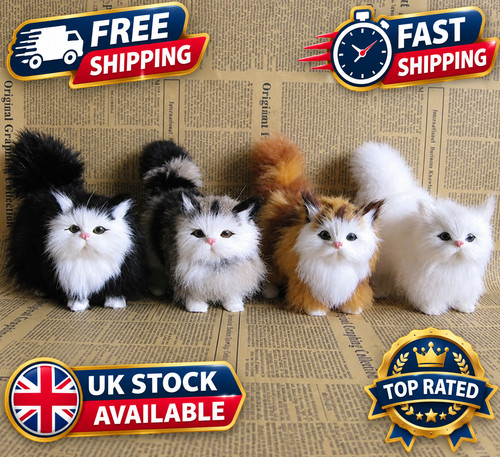 Realistic plush kitten soft - realistic,