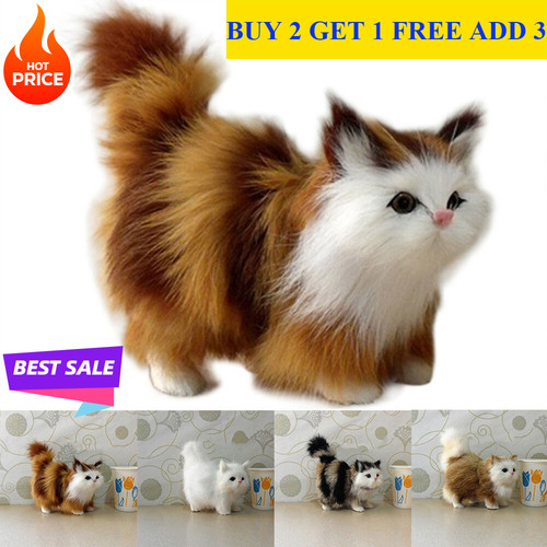 Realistic cat stuffed plush - realistic,