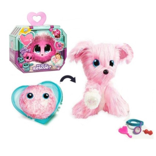 Purple dog plush - purple,