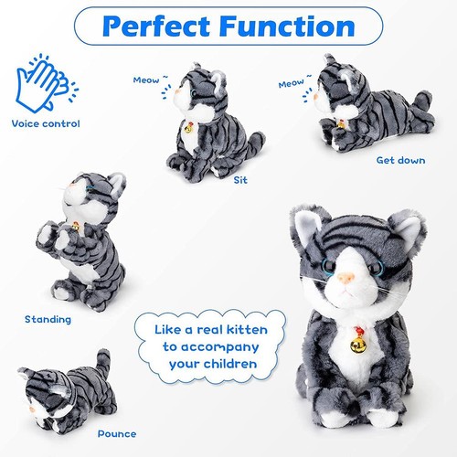 Interactive plush cat - plush,